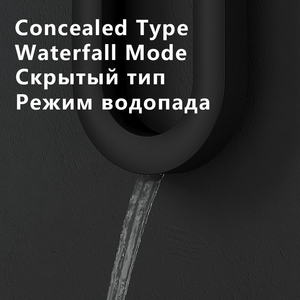 Système de douche thermostatique noir mat avec écran LED, cascade, pluie, affichage numérique, colonne de massage corporel, kit <span class=keywords><strong>d</strong></span>'installation et mitigeur - Product Image 3