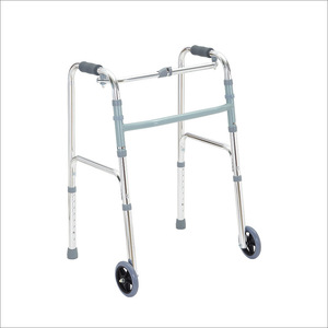 Courtyard Aluminum Alloy <b>Walker</b> With Wheels <b>For</b> Elderly And <b>Disabled</b> Mobility Aid - Product Image 3