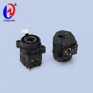 XLR <span class=keywords><strong>n</strong></span>ữ 7-Pin <span class=keywords><strong>1</strong></span>/<span class=keywords><strong>4</strong></span> "Combo Jack Bảng điều khiể<span class=keywords><strong>n</strong></span> gắ<span class=keywords><strong>n</strong></span> kết <span class=keywords><strong>n</strong></span>ối (Màu Đen) - Product Image 3