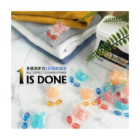 Dosettes de détergent à lessive de nettoyage de chiffon d'usine OEM Capsules de savon détergent à gain de liquide jetables haute efficacité