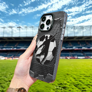 <span class=keywords><strong>Coque</strong></span> de protection antichoc anti-traces de doigts en TPU avec silhouette de joueur de football et ballon pour <span class=keywords><strong>iPhone</strong></span> 17/16/15/14/13 <span class=keywords><strong>Pro</strong></span> <span class=keywords><strong>Max</strong></span> - Product Image 4