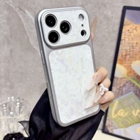Coque de téléphone portable transparente de style bonbon pour iPhone 16 Pro avec protection anti-traces de doigts et logo personnalisé