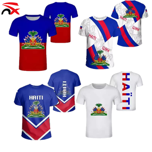 Nuoxin Factory Promotional 2026 Football Game Fans Polyester Haiti T-shirt Jersey for Cheering