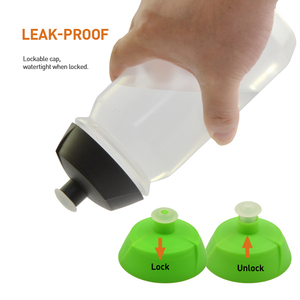 Bouteilles d'eau de sport portables de type pression écologiques sans BPA de qualité alimentaire avec logo personnalisé Bouteille de vélo en plastique - Product Image 3