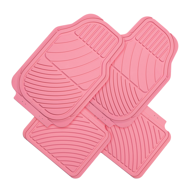 Universal Fit Front 3pcs 2mm Thick Anti Slip PVC Car Floor Mats for All Season