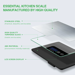 Rechargeable 15kg Stainless Steel <strong>Kitchen</strong> <strong>Scales</strong> Digital Food Weight Health Electronic Battery Platform <strong>Kitchen</strong> <strong>Scale</strong> - Product Image 6