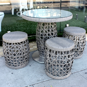 Modern Design Poly Rattan <b>Bar</b> Set for Home <b>Bar</b> or Hall Furniture - Product Image 1