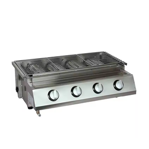 Barbecue à gaz en acier inoxydable personnalisable à deux têtes, quatre têtes et <span class=keywords><strong>six</strong></span> têtes pour l'extérieur, disponible pour les hôtels et les restaurants - Product Image 3