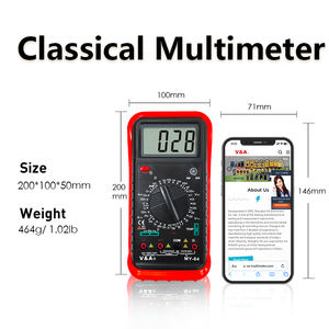 V & Een Klassieke Digitale Handmatige Multimeter My64 Elektrische Spanning Stroom Volt Ohm <span class=keywords><strong>Amp</strong></span> Weerstand <span class=keywords><strong>Tester</strong></span> Met Lcd Display Verkoop - Product Image 4