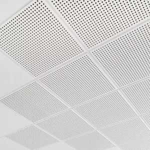 Thiết kế hiện đại chống cháy Cách âm bị đình chỉ kim loại Bảng điều chỉnh trần nhôm Vật liệu Trần - Product Image 6