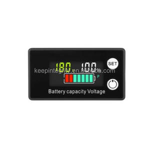 LCD tinh thể lỏng 8-100V vôn kế chỉ báo sạc pin xe phát hiện công suất kỹ thuật số hiển thị - Product Image 2