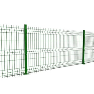 3D mô hình dịch vụ PVC tráng hàn dây lưới hàng rào cổng thiết kế ánh sáng màu vàng đen khung kim loại mạ kẽm + sơn tĩnh điện - Product Image 1