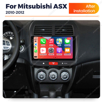 Untuk & Seri X Android Car Head Unit GPS Navigasi Wireless CarPlay 8 Core OBD2 Amplifier 1 Tahun Mitsubishi ASX