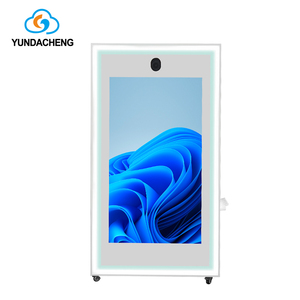 Customized <strong>Magic</strong> Mirror <strong>Studio</strong> with Wheel Flying <strong>Box</strong> <strong>Photo</strong> Booth Compatible with Camera Printer and DSLR Camera Software - Product Image 1