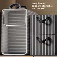 Organisateur de vêtements, boîte de rangement en tissu rectangulaire, pliable, compartimenté pour vêtements, pantalons, sous-vêtements, minimalisme moderne, pour la maison