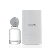 Botol Parfum Kaca Kosong Mewah Grosir 30ml 50ml 100ml dengan Kotak Kustom Botol Parfum Semprot Kaca Berkualitas Tinggi