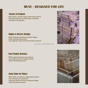 Ensemble de table à manger en bois massif, ensemble de salle à manger moderne en bois, meubles de cuisine et de restaurant, fournisseur commercial en gros - Product Image 5