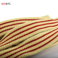 Sangle ignifuge en aramide Kevlars Ceinture ignifuge Sangle élastique en fibre d'aramide résistante au feu
