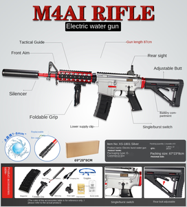 Pistola de Agua Eléctrica <span class=keywords><strong>M4</strong></span> Ajustable, Juguete Electrónico de Plástico con Expulsión de Balas Blandas para Niños - Product Image 5