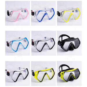 Buena calidad gran vista tensión ajustable silicona transparente natación <span class=keywords><strong>snorkel</strong></span> máscara cubierta nariz buceo máscara <span class=keywords><strong>gafas</strong></span> - Product Image 6