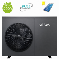 Pompe à chaleur monobloc à courant continu (DC) ultra-écoénergétique R290 en métal pour usage domestique en Pologne