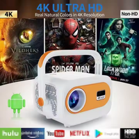 JY325 projecteur LCD portable avec haut-parleurs intégrés lampe LED et WiFi 6 HD projecteur vidéo Home cinéma projecteur