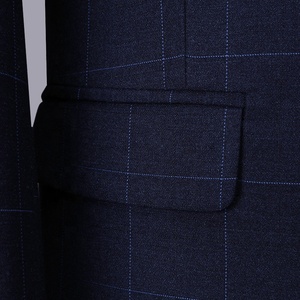 Abiti da Cerimonia e Business in Lana di Alta Qualità, Vestito <span class=keywords><strong>Slim</strong></span> <span class=keywords><strong>Fit</strong></span> in Tre Pezzi per <span class=keywords><strong>Uomo</strong></span> - Product Image 4