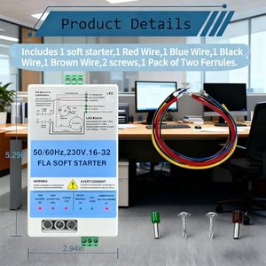 Module de démarrage progressif AC 16-32A, avec protection contre le moteur inversé, adapté aux unités de <span class=keywords><strong>climatisation</strong></span> de 4 à 7 tonnes, s'installe à l'intérieur de la <span class=keywords><strong>climatisation</strong></span>. - Product Image 3
