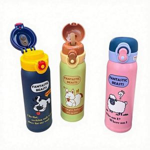 Stainless Steel Insulated Water Bottle, Pop-Up Lid Portable Thermal Bottle, <b>Large</b> Capacity Food Grade Travel <b>Mug</b> - Product Image 1