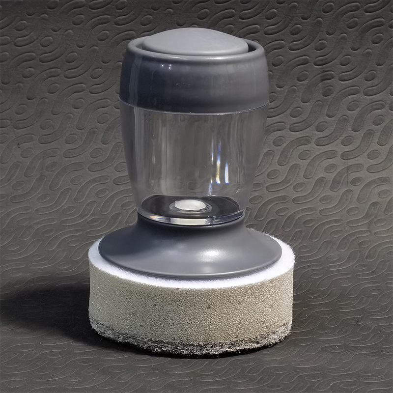 Brosse à pot d'ajout de liquide-brosse éponge