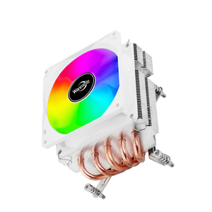 Nuevo Enfriador de Aire para CPU ITX con Diseño de Succión, 45 mm de Altura, Ventilador PWM Delgado de 4 Pines con LED RGB y Disipador de Calor de Aluminio para Computadora - Product Image 2