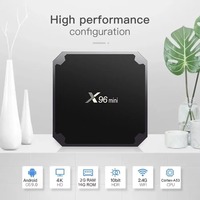 TV Box Android 9.0 Berkualitas Tinggi X96mini Amlogic S905W Quad Core 2GB RAM 16GB ROM Pasokan Pabrik Harga Murah Set-Top Box