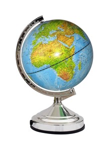 Globo Terrestre Cinese da 20 cm, Base in Metallo con Meridiani a 360° °   Globo Terrestre Girevole Educativo da Scrivania per Insegnamento Scolastico, Decorazione Casa, Regalo - Product Image 3