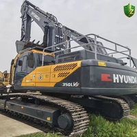 Excavadora Hyundai 350LVS Usada, 35 Toneladas, Brazo y Pluma Reforzados, Modo de Doble Potencia, Diseño de Bajo Consumo, Alta Productividad
