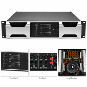 Amplificatore di Potenza Professionale a <span class=keywords><strong>4</strong></span> Canali 1000W Classe H per DJ, Sistemi PA, Subwoofer e Altoparlanti - Product Image 3