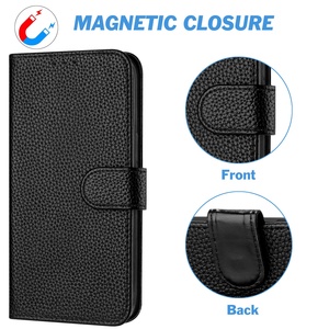 เคสหนังแบบฝาพับสำหรับ Oppo Realme C53 C31 C30 Reno 8 <span class=keywords><strong>Pro</strong></span> Plus <span class=keywords><strong>Find</strong></span> X6 <span class=keywords><strong>X5</strong></span> Lite 7 A17 A1 A98ฝา F23สายคล้องบัตร - Product Image 3