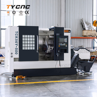Tour à commande numérique à banc incliné TCK56Y, Fanuc CNC, tour à banc incliné CNC, axe Y, tour à commande numérique
