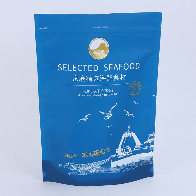 Resealable Frozen Food Packaging Bag Custom