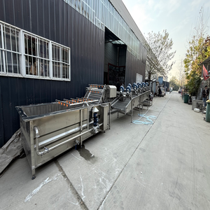 เครื่องล้างผักผลไม้แบบประหยัดพลังงานด้วยเครื่องยนต์พร้อมฟองอากาศ สำหรับโรงงานแปรรูปผลไม้และผัก และการใช้งานในฟาร์ม - Product Image 6