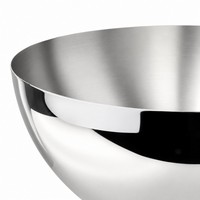Corbeille à fruits moderne en acier inoxydable poli, panier de service en métal pour centre de table de maison ou d'hôtel