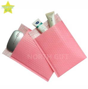 2024 nouveauté impression personnalisée bleu rose rose couleur poly enveloppe rembourrée expédition enveloppes à bulles avec LOGO - Product Image 4