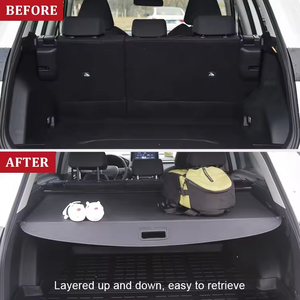 Cubierta DE SEGURIDAD retráctil para <span class=keywords><strong>maletero</strong></span>, cubierta de carga de ajuste personalizado para TOYOTA <span class=keywords><strong>RAV4</strong></span> <span class=keywords><strong>2020</strong></span> - Product Image 6