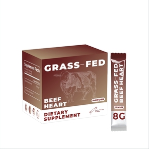 SUNI OEM Marque privée Supplément de superaliment en poudre de cœur de bœuf Sachets de poudre de cœur de bœuf - Product Image 1