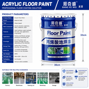 Acrylic Floor <b>Paint</b> the Ultimate Solution for Cement Floor Renovation Wear-resistant and Waterproof - Product Image 3