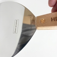 Spatule à manche en bois poli miroir, outils de quincaillerie, grattoir de construction, spatule de nettoyage, truelle, outils de pose de ruban adhésif pour cloisons sèches