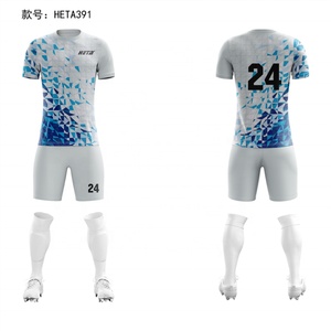 Wholesale Customized Football Jersey Wear Quick Dry Soccer Jersey Set Sublimated Printing Soccer Wear for Kids Custom Jersey - Product Image 6