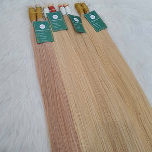 ผมสำหรับต่อผมมนุษย์แบบตรงยาวตามสั่งผมแบบหรูหราผมดิบจากเวียดนามผลิตโดยผมหรูหรา! - Product Image 1