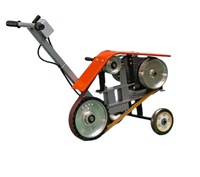 Outil de meulage d'ébavurage à poussée manuelle avec machine à polir les roues à mille lames Soudure De-Oxydation État neuf ou utilisé