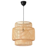 Abat-jour suspendu en bambou tressé, style côtier chinois, minimaliste, industriel, décoration intérieure, fait main, éclairage intérieur écologique