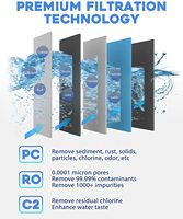 Vente en gros Purificateur d'eau certifié CE Filtre à eau RO en cinq étapes avec réservoir d'eau Filtro Purificador De Agua Osmosis Inversa